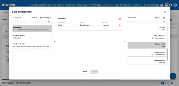 Automate Building List Distribution