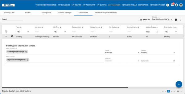 Automate Building List Distribution