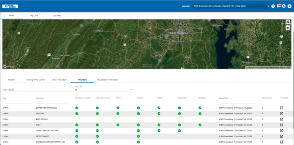 Find Network Suppliers